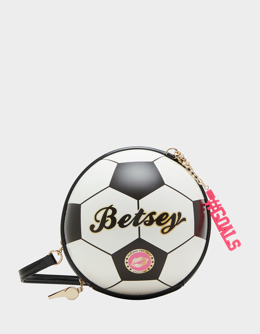 Soccer-Shaped Crossbody Handbag for Fashion Fans | Kitsch Goal