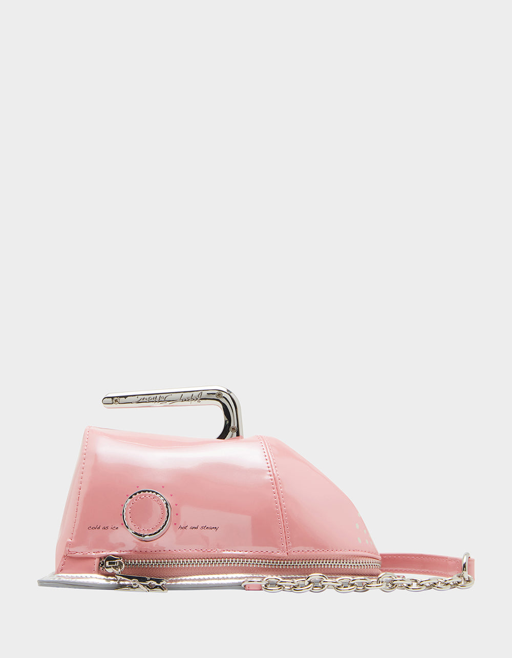 Pink Iron-Shaped Crossbody Bag for Essentials | Kitsch