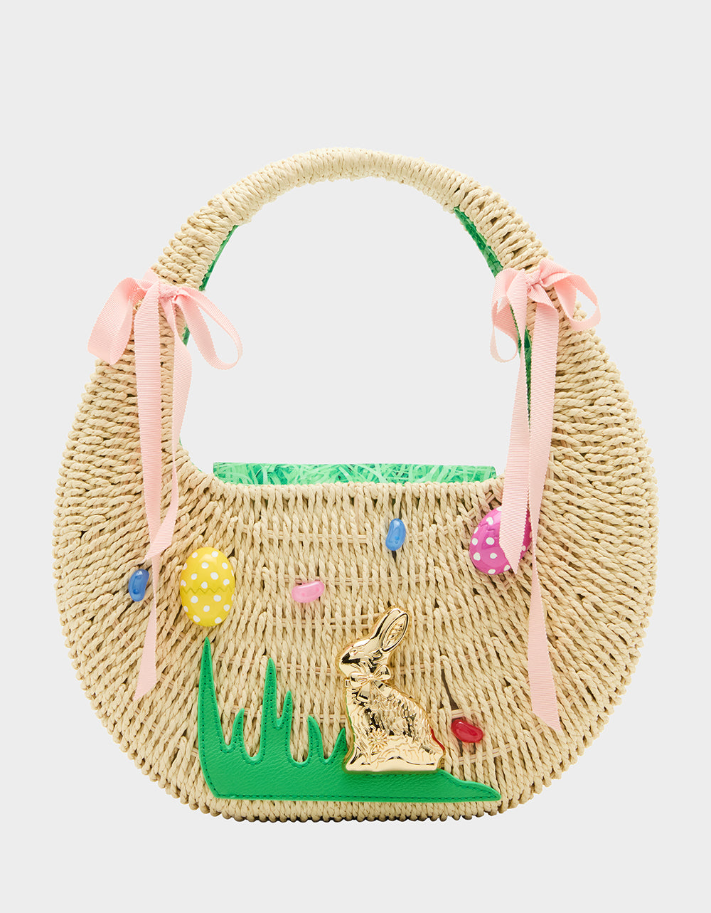 Easter Wicker Shoulder Bag with 3D Jelly Beans | ON THE HUNT