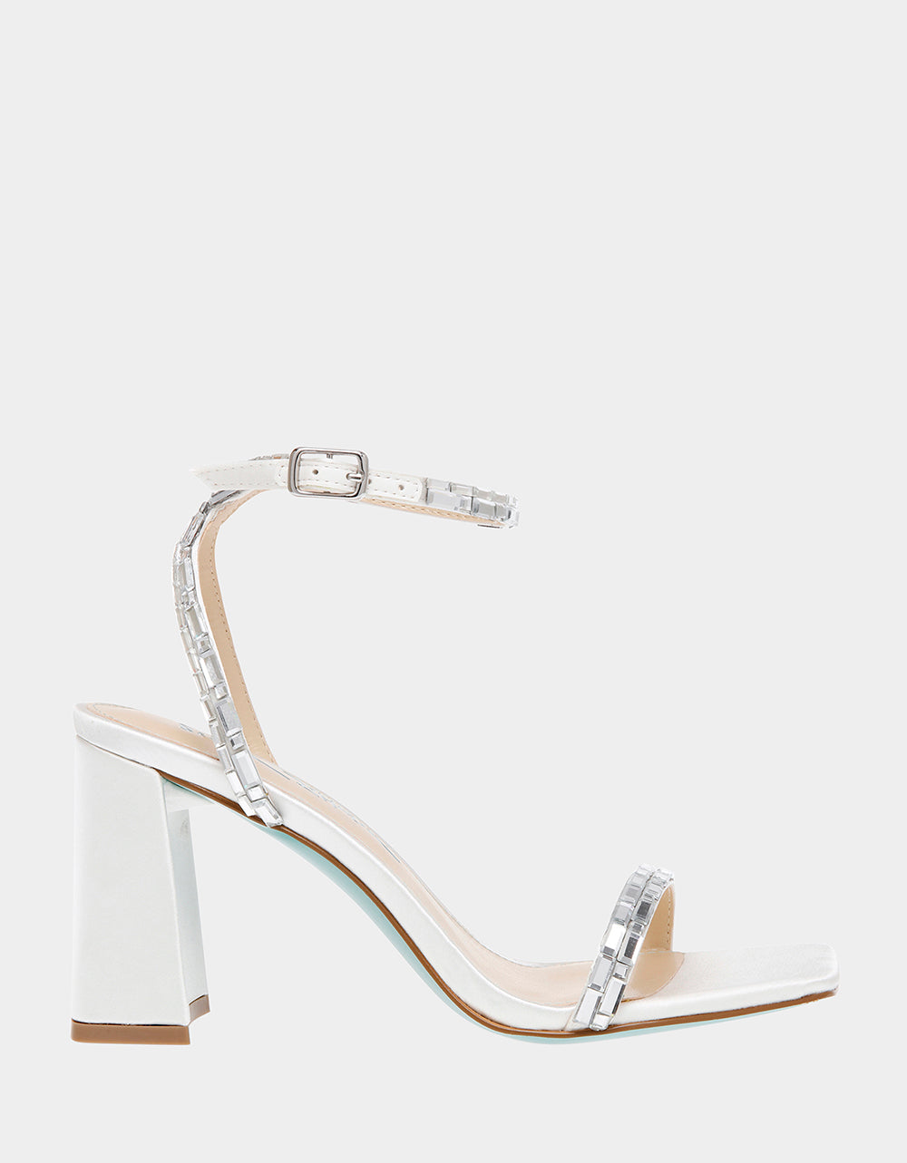 Rhinestone Bridal Heels with Open Toe & 3-Inch Heel | SCOTT IVORY