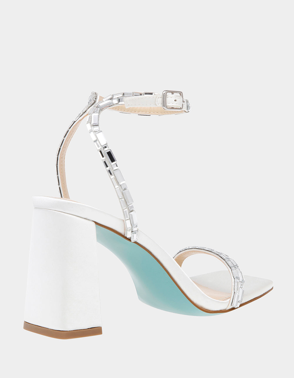 Rhinestone Bridal Heels with Open Toe & 3-Inch Heel | SCOTT IVORY
