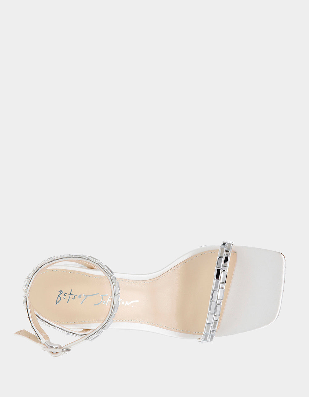 Rhinestone Bridal Heels with Open Toe & 3-Inch Heel | SCOTT IVORY