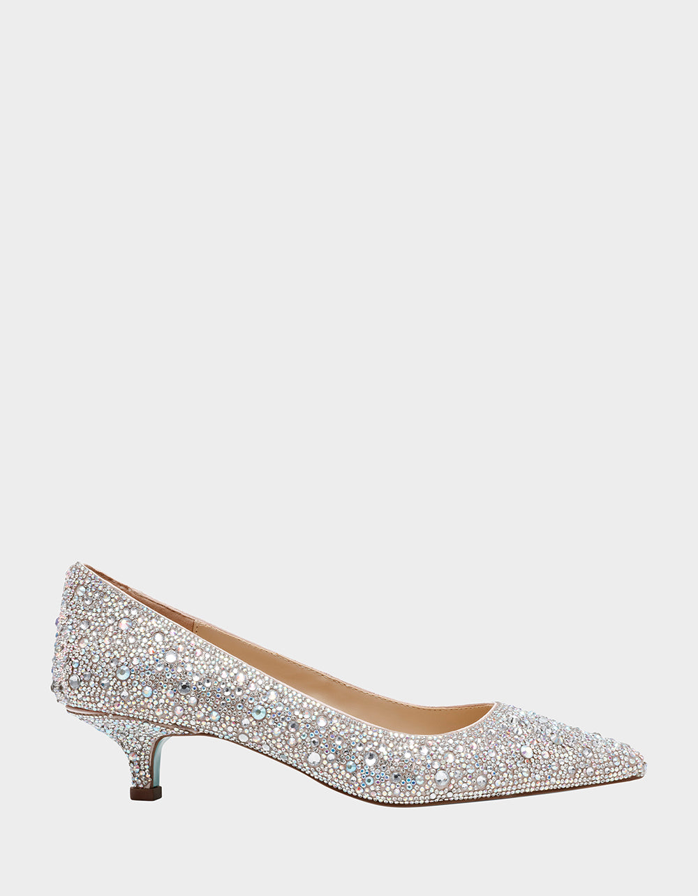 Rhinestone Kitten Heel Pumps with Pointed Toe | SCOUT