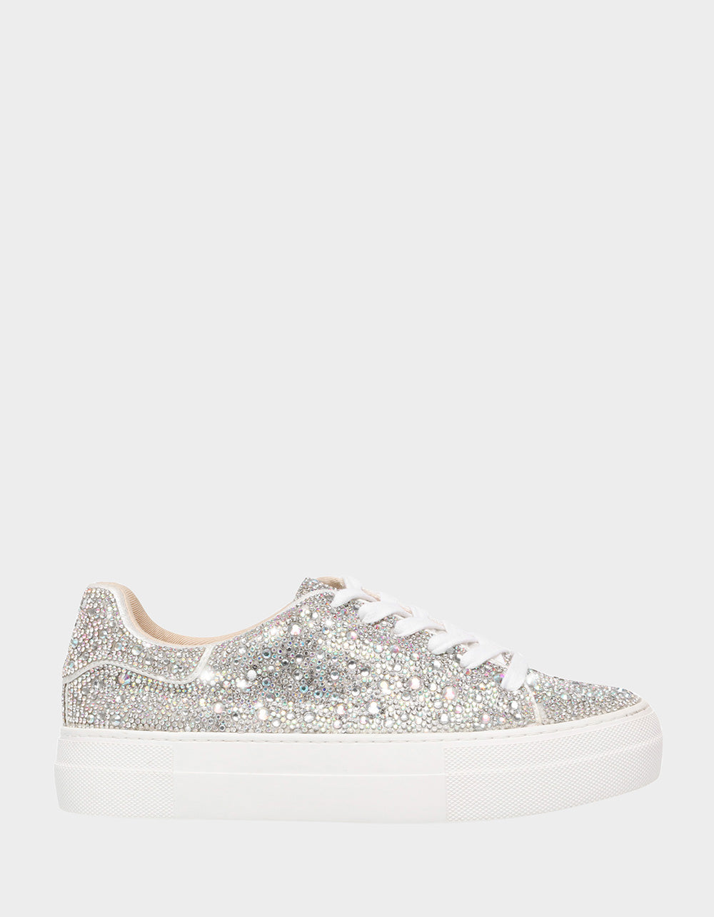 Rhinestone Platform Sneakers for Women | SIDNY Sparkly Shoes