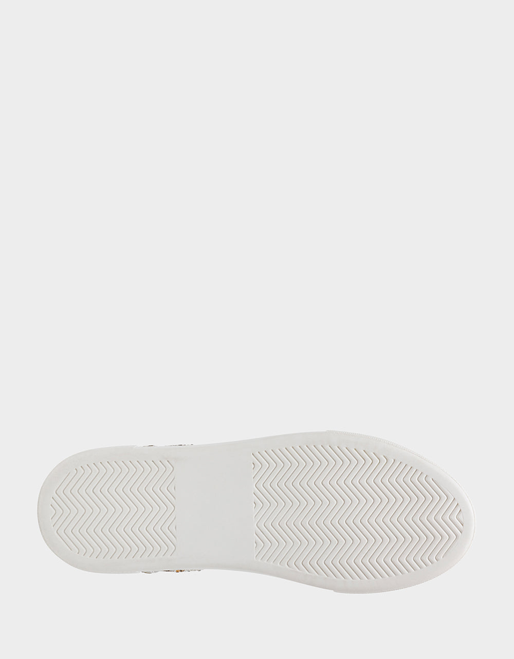 Rhinestone Platform Sneakers for Women | SIDNY Silver Football