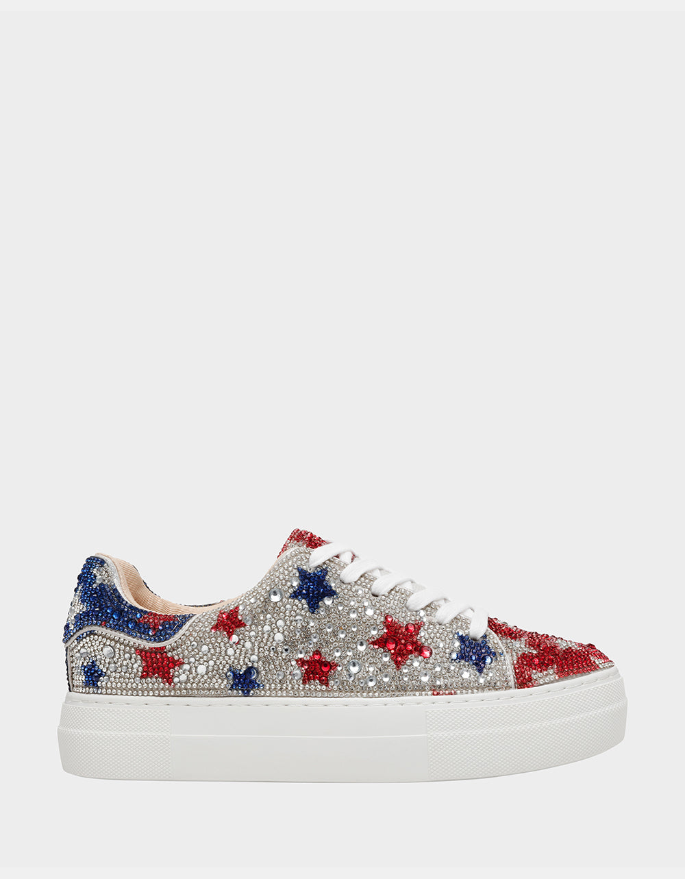 Rhinestone Platform Sneakers for Women | SIDNY STARS