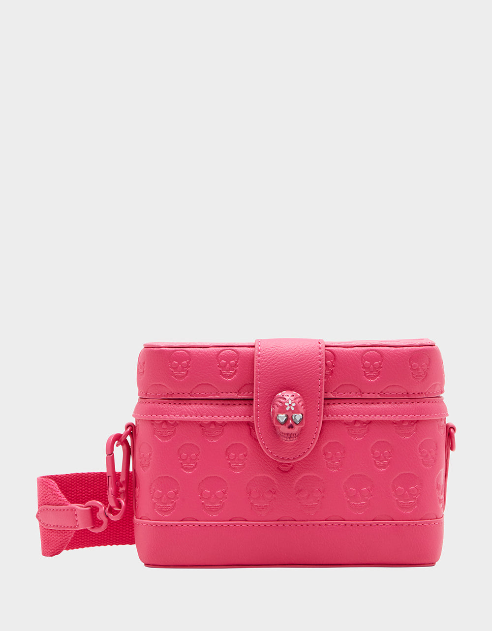 Skull Print Vanity Bag with Removable Pouch & Strap | Betsey Johnson