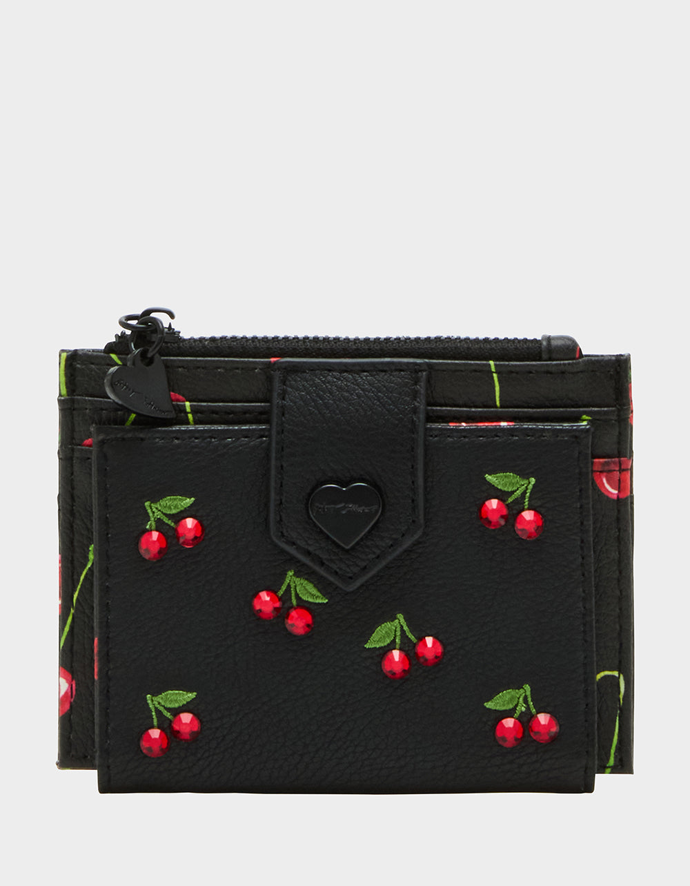 Cherry Print Bifold Wallet with Multiple Card Slots | Betsey Johnson