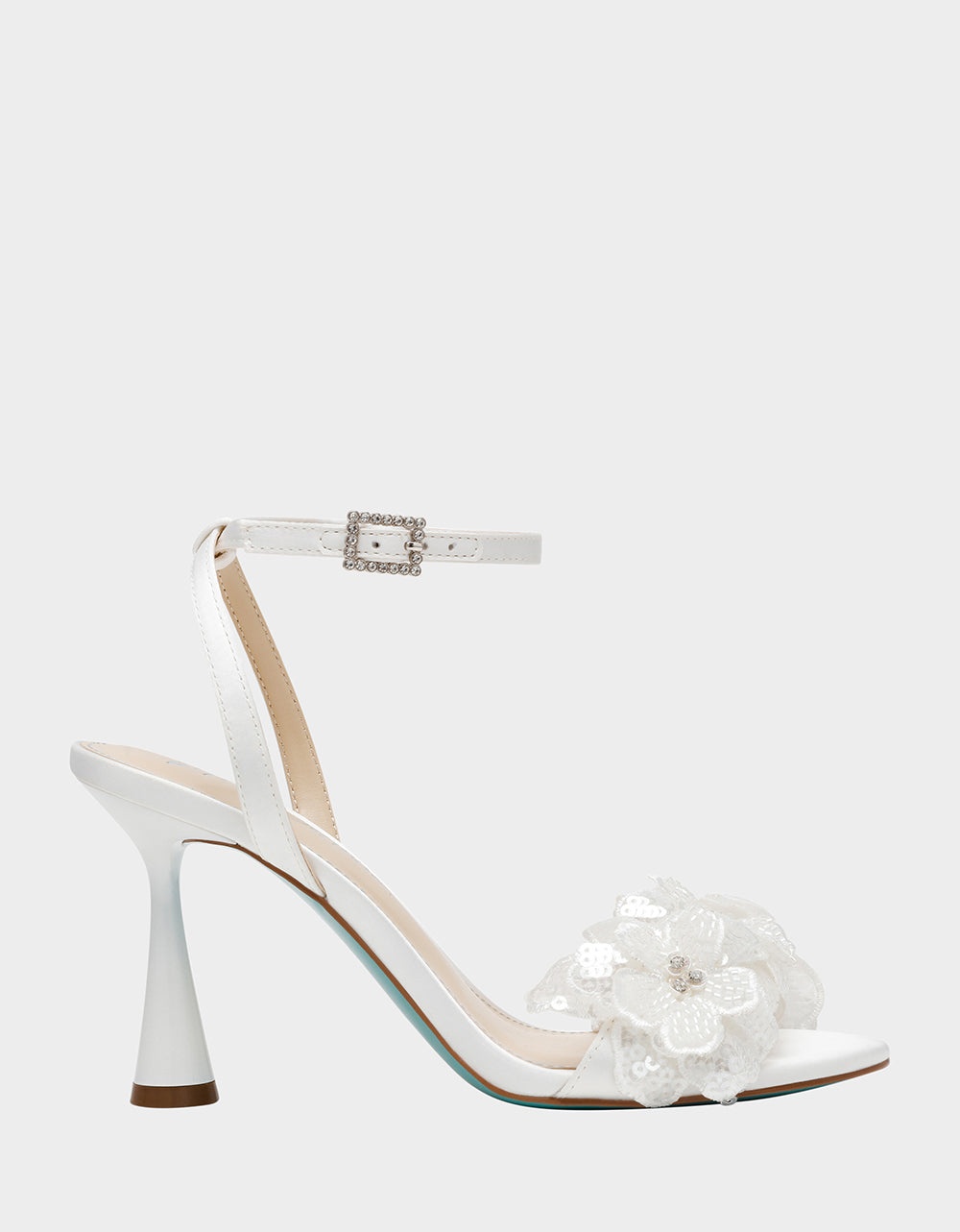 Hand-Beaded Heel Sandals with Sequins for Special Occasions | Betsey Johnson CALI