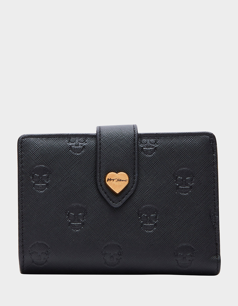 Skullicious Black Bifold Wallet with Accordion Design | Slim & Compact