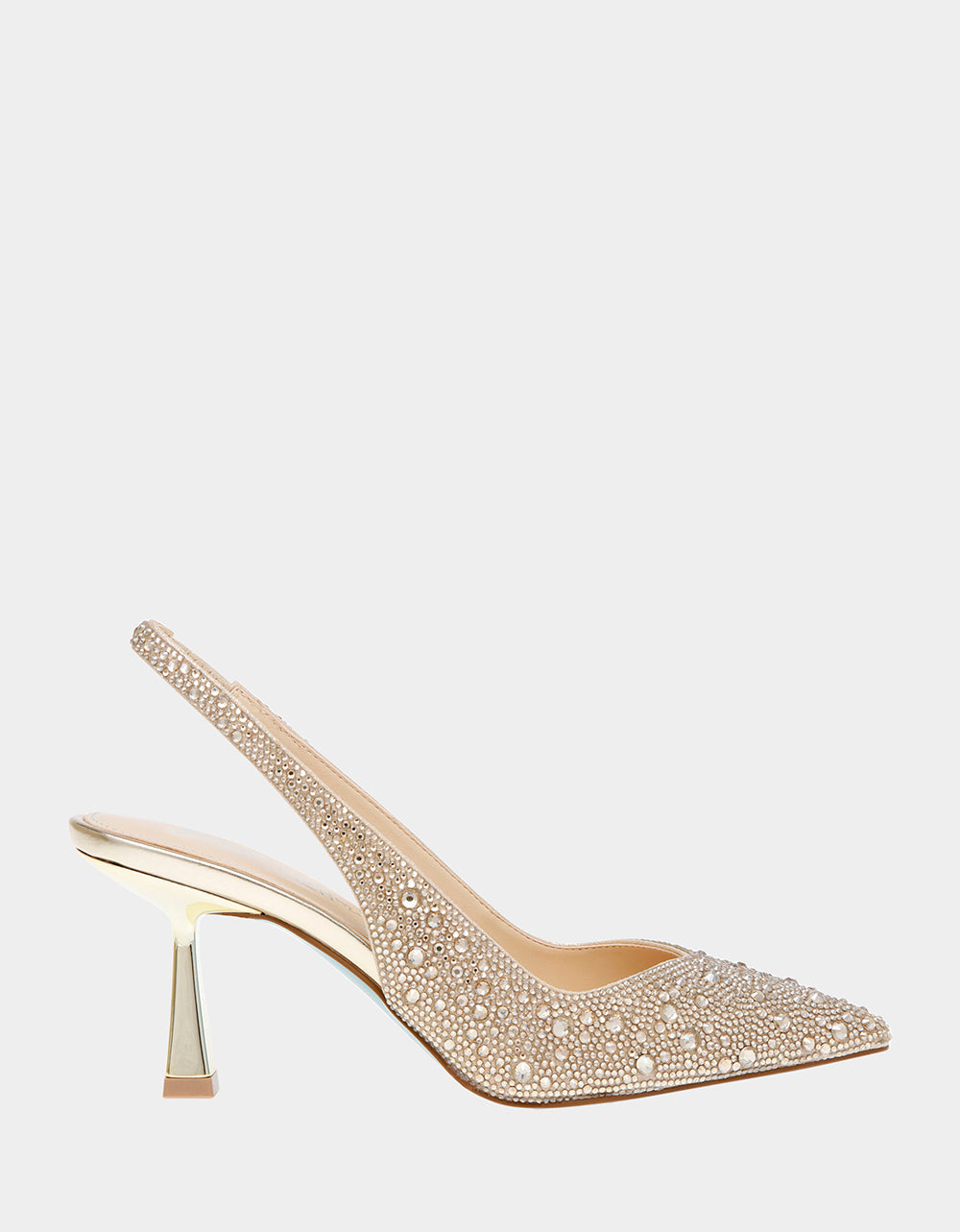 Rhinestone Slingback Heels with 2.25 Inch Heel | CLARK GOLD